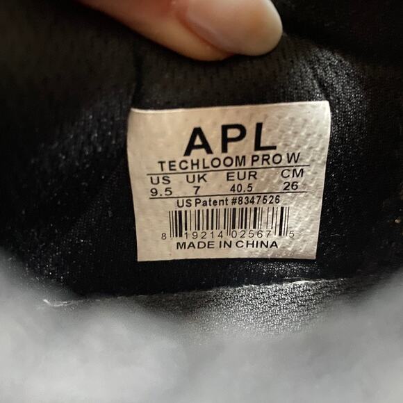 APL Techloom Pro Sneakers Women's 9.5 Black/Heather Gray/White - Picture 6 of 6